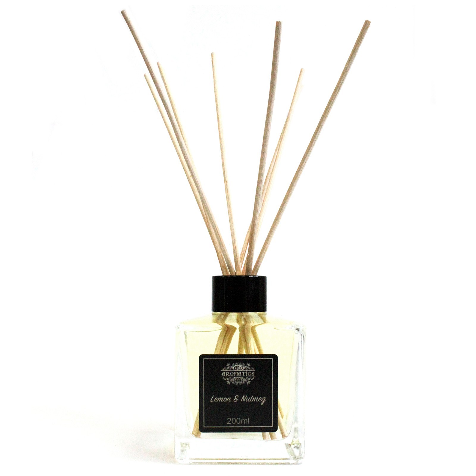 Geurstokjes - Citoen & Nootmuskaat - 200ml Riet Diffuser