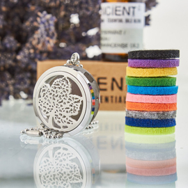 Aromatherapie Geurketting – Blad – 30mm
