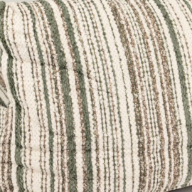 Medium Sofa Hondenmand Bruine Strepen – 60x60x28 cm