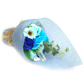 Luxe Zeepbloemen Boeket Blauw – Rustgevende Zeeprozen