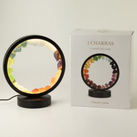 Edelsteen Halo Lamp – 7 Chakra – 7 Edelstenen