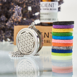 Aromatherapie Geurketting – Levensbloem – 30mm
