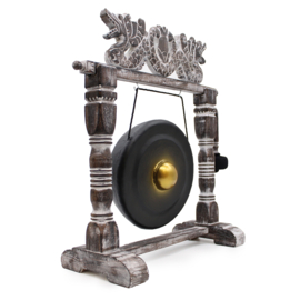 Healing Gong In Standaard - Zwart - 50cm