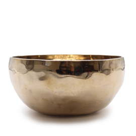 Extra Grote Koperen Klankschaal Goud - 21cm