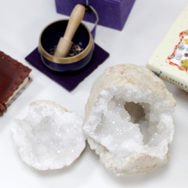 Calciet Geodes Geopend - 15 Tot 18 cm