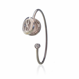 Aromatherapie Geurarmband met Kristal – Oneindige Liefde – 20mm