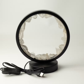 Edelsteen Halo Lamp – Zen Geest – Bergkristal