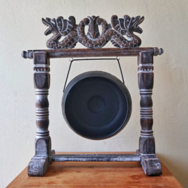 Healing Gong In Standaard - Groen - 35cm