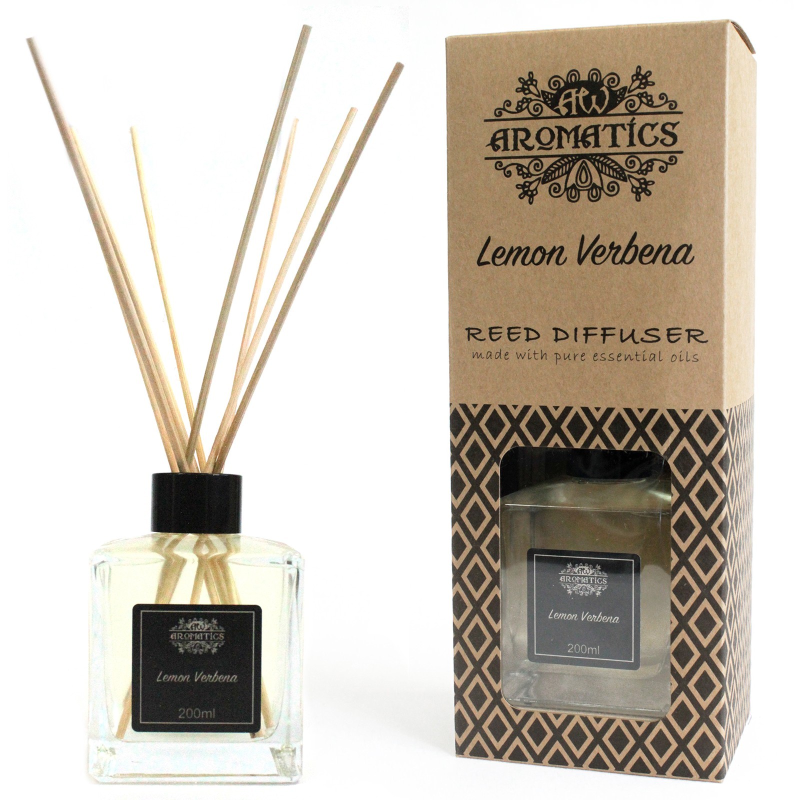 Geurstokjes - 200ml Riet Diffuser met Etherische Olie