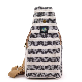 Crossbodytas - Zwart & Wit