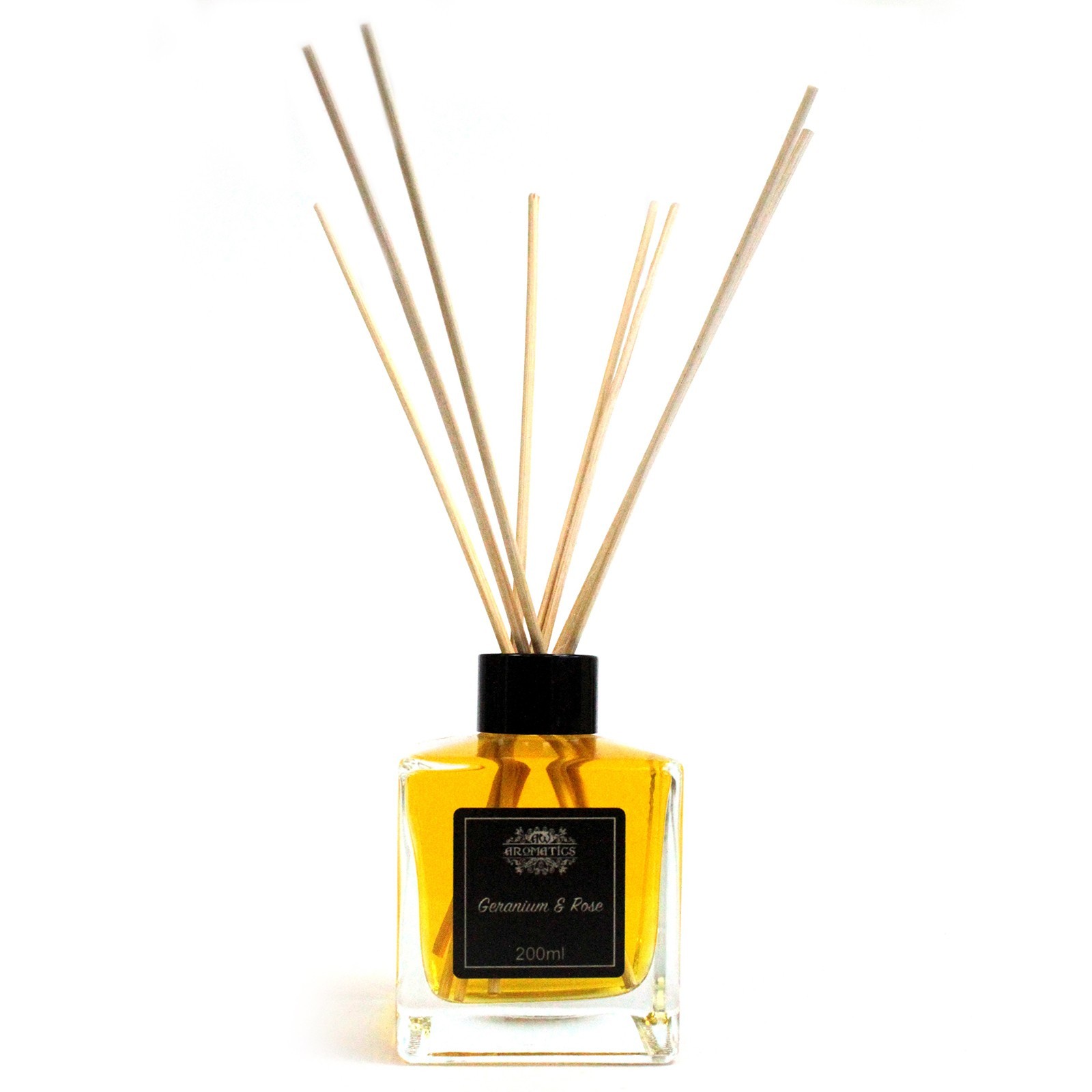 Geurstokjes - Geranium & Roos - 200ml Riet Diffuser
