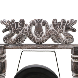 Healing Gong In Standaard - Zwart - 50cm