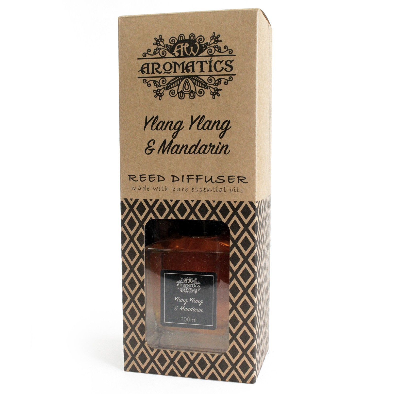Geurstokjes - Ylang Ylang & Mandarijn - 200ml Riet Diffuser