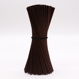 Luxe Losse Geurstokjes - 25 Stuks - Chocolade Bruin - Vezel - 25cmx3mm