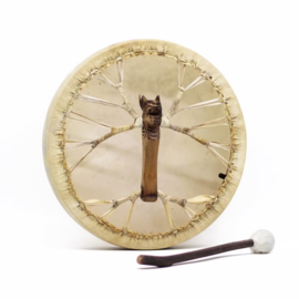 Sjamanentrommel & Stok – Geest van de Draak – Stembaar – 40 cm