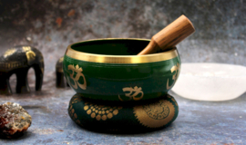 Levensboom Klankschaal - Groen - 14cm