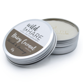Vegan Wild Hare Shampoo Bar in Blik - 60gr - Harige Kokosnoot