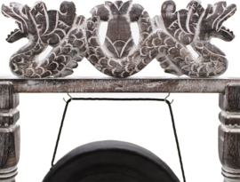 Healing Gong In Standaard - Groen - 35cm