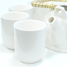Kruidenthee Servies - Klassiek Wit
