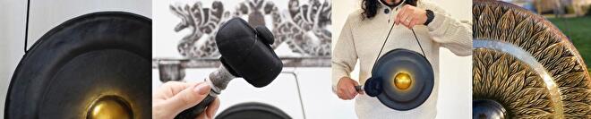 Balinese Healing Gongs op Standaard