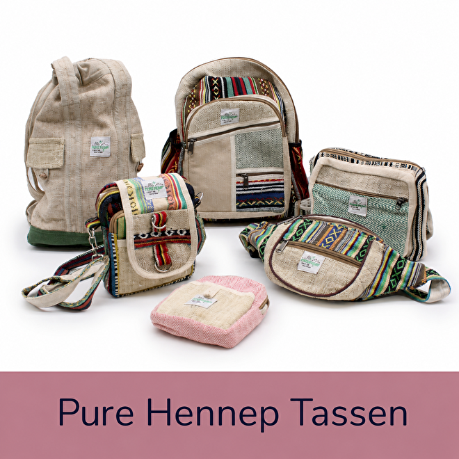 Pure Hennep & Katoenen Tassen