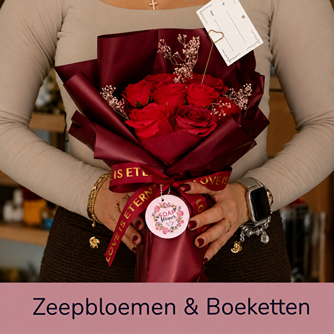 Ambachtelijke Zeepbloemen & Zeepbloemen Boeketten