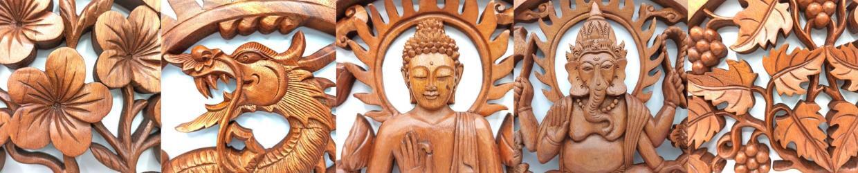 Handgemaakte Balinese Wandpanelen
