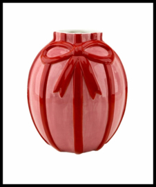 vaas strik roze-rood