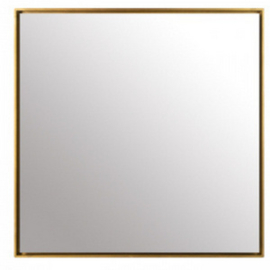 Spiegel goud/antiek vierkant 100x5x100 cm
