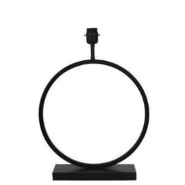 Tafellamp mat zwart ring 36x11x50cm (DC1006)