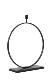 Lampvoet XL ring 66x20x74cm mat zwart (LL1017)