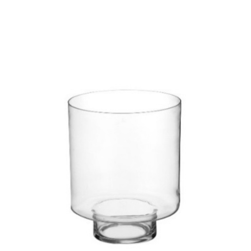 Windlicht helder glass (S) 13,5 x 13,5 x 21 cm