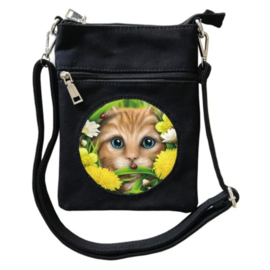 Crossbody Tas 3D - Summer Cat (LJ)