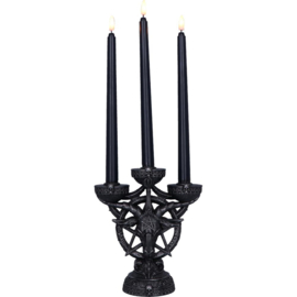 Kaarsenhouder - Baphomet's Randiance Candelabra 20cm (NN)