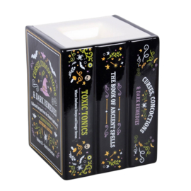 Oil Burner - Witch's Apothecary Book Stack