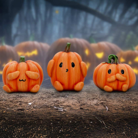 Beeld - Three Wise Pumpkins 8cm (NN)