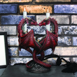 Candle Holder - Dragon Heart Valentine 23cm (AS)