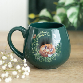 Mug - Green Sleeping Fox