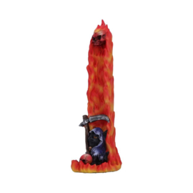 Incense Holder - Hell Puss 25.4cm (NN)