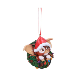 Ornament - Gizmo in Wreath 10cm