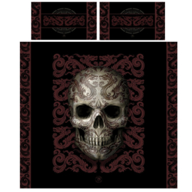 Duvet Cover Set 200 x 200 - Oriental Skull (AS)