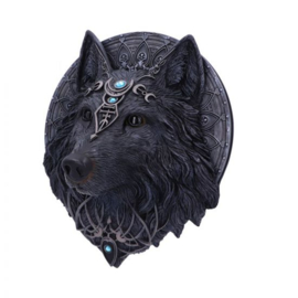 Wall Plaque - Wolf Moon 30cm (NN)