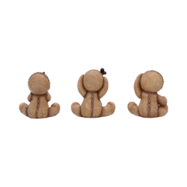 Beeld - Three Wise Voodoo Dolls 8cm (NN)