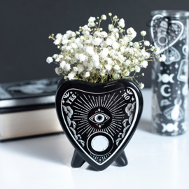 Flower Vase - Black Planchette