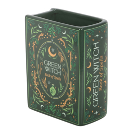 Flower Vase - Green Witch Book