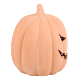 Decoratie - Terracotta Pumpkin 22cm