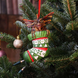 Ornament - Gremlins Mohawk in Stocking 12cm