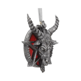 Kerst Ornament - Baphomet 9.5cm (NN)