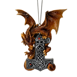 Ornament - Mjölnir Guardian Dragon 9.2cm (AS)