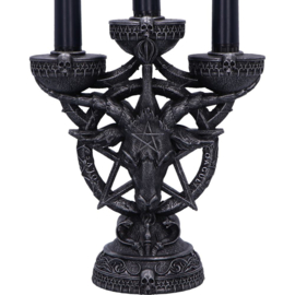 Kaarsenhouder - Baphomet's Randiance Candelabra 20cm (NN)